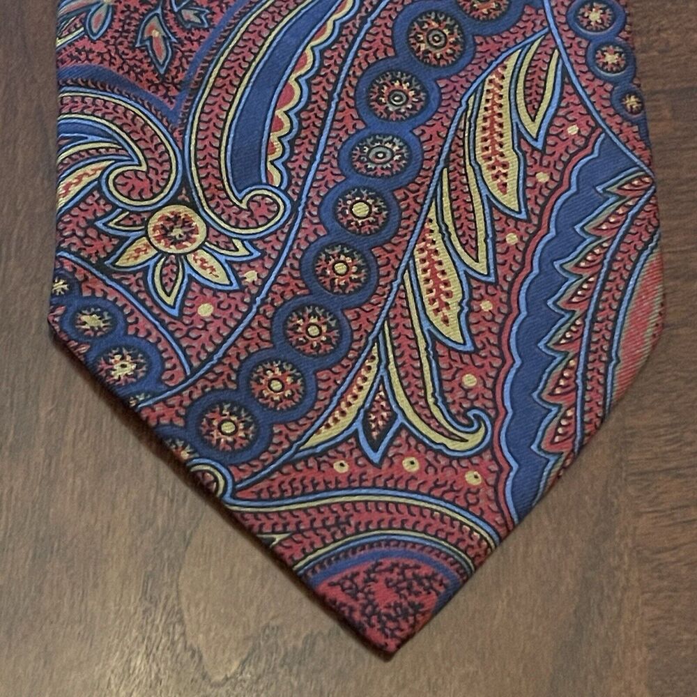 Vintage Louis Boston 100% Silk Men’s Neck Tie Made In Italy